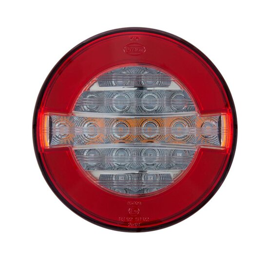 LED Rear Light 3 Functions Round &Oslash;122mm