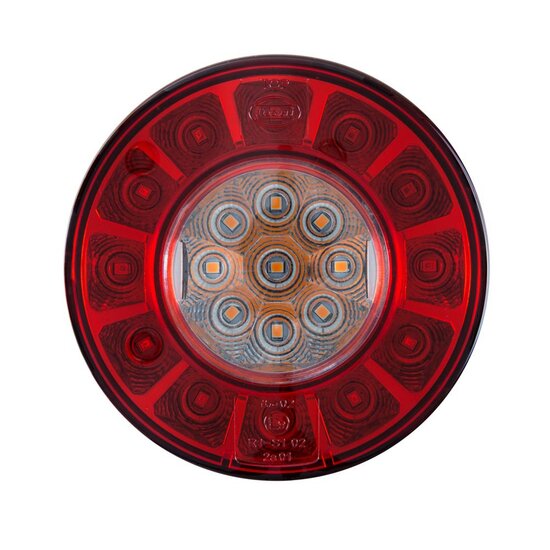 LED Rear Light 3 Functions Round &Oslash;103mm