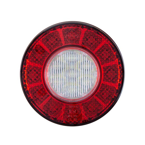 LED Rear Light 2 Functions Round &Oslash;103mm