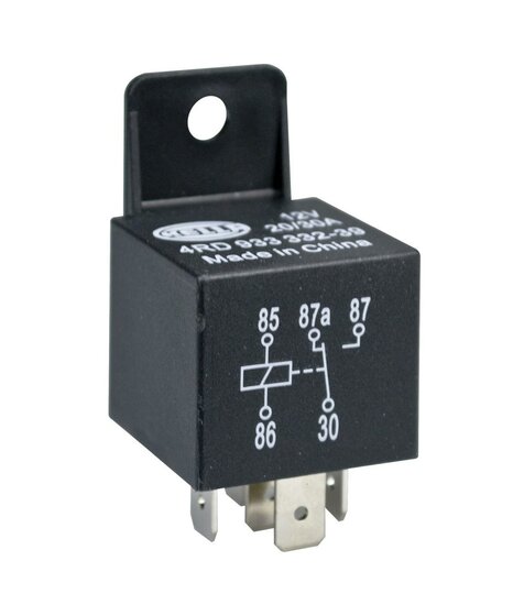 HELLA 4RD 933 332-391 12V 5-Pin Changeover Relay | 20A
