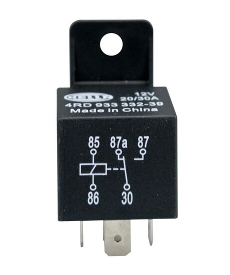 HELLA 4RD 933 332-391 12V 5-Pin Changeover Relay | 20A