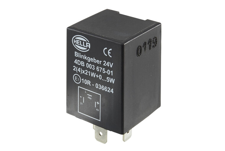 HELLA 4DB 003 675-011 24V 3-Pin Flasher Relay