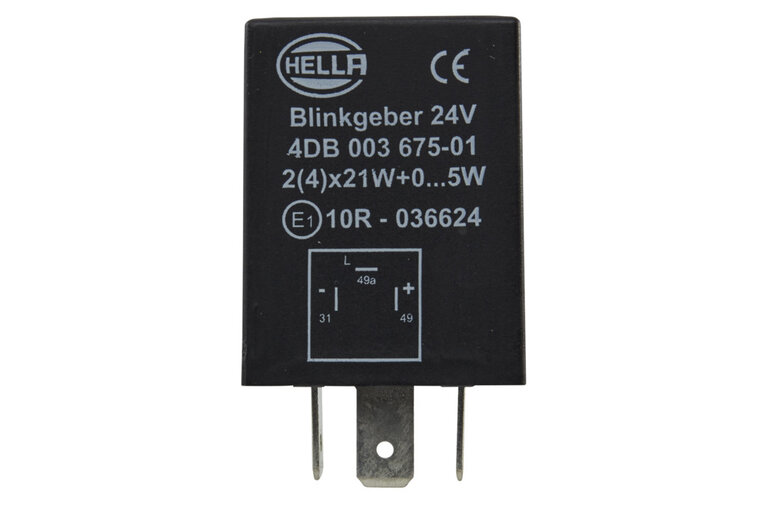 HELLA 4DB 003 675-011 24V 3-Pin Flasher Relay