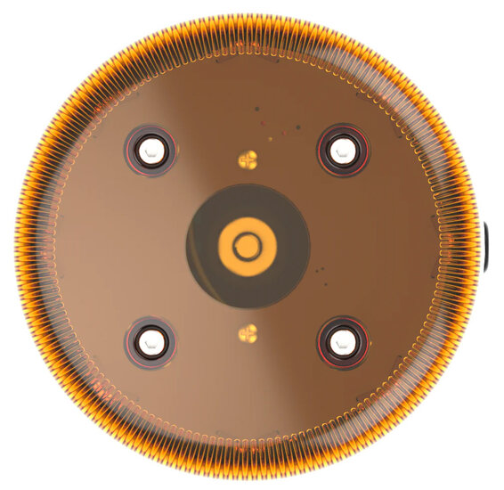 Redtronic Tornado B47 Amber LED Beacon | Suction Mount