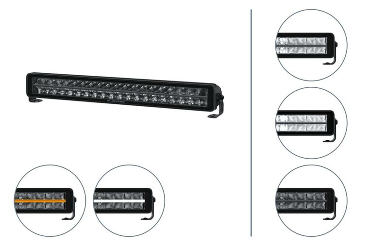 HELLA Black Magic Edgeless Pro 21.5 inch Double Row LED Lightbar | 4,870 Lumens