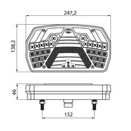 Led Tail light Left 6-Functions