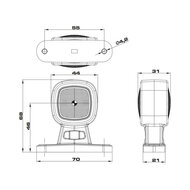 Fristom LED Breedtelamp 2-Functies Hangend Model