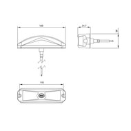 Led Flitser Breed Effect Rood
