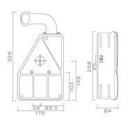Aspöck Rear Lamp Earpoint 1 Right With Marker Lamp + Reverse