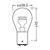 Osram Gloeilamp BA15d 12V Original Line 10 Stuks