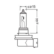 Osram H11 Halogeenlamp 12V 55W PGJ19-2 Night Breaker Laser