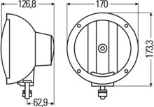Hella Verstr Luminator compact Xenon 12V | 1F3 009 094-142