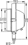 Hella Werklamp Torero m/greep z/schakelaar | 1G3 005 760-011