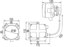 Hella Verstr xenon Inbouw 24V Met Standlicht | 1K0 008 192-027