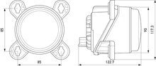 Hella Koplamp led 90mm 9-32V Inbouw Grootlicht | 1K0 015 050-021