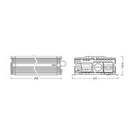 Osram 12V 2000W POWERinvert PRO Pure Sinus Wave Inverter OEINVPAR20 RCD