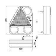 Horpol LED Rear Lamp Left + Fog Light LZD 2083