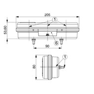 Horpol LED Rear Lamp Links LZD 2004