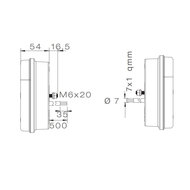 Aspöck Achterlicht Multiled II Links 5P