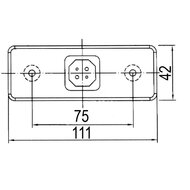 LED Achtermarkering 24V