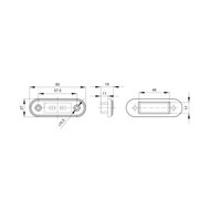 Fristom LED Markeringslamp Groen FT-015