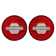 LED Mist- + Achteruitrijlicht Links &Oslash;140mm