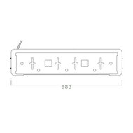 Aspöck Kentekenplaathouder Incl. LED Verlichting Zijkant
