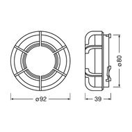 Osram Ledriving Dop Set LEDCAP02