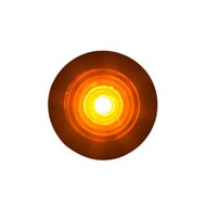 Horpol LED Positielicht Oranje Rond Ø28mm Inbouw LD-2629
