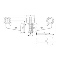 Horpol LED Breedtelamp 12-24V 2-Functies Links LD 2586