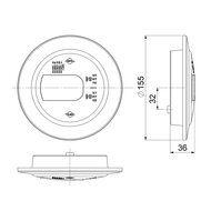Horpol LED Fog + Reversing Lamp Chrome LUNA Right LZD 2453