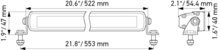 Hella LED Slim Lightbar 20" | 1FJ 358 176-301