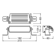 Osram LED Lightbar Verstraler FX125-SP GEN2 18cm