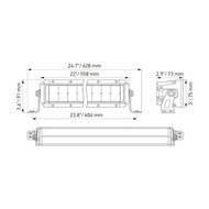 Hella ECE Black Magic Double LED Lightbar 21.5'' 55CM | 1FJ 358 196-401