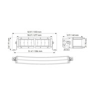 Hella Black Magic Double Curved LED Lightbar 50" 127CM | 1GJ 358 197-631