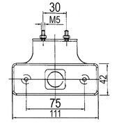 Led Side Marker Lamp Orange 24V