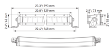 Hella ECE Black Magic Curved LED Lightbar 20" 51CM | 1FJ 358 196-501