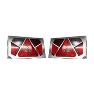 Set RVS Achterlicht Beschermers Voor Aspöck Multipoint 5