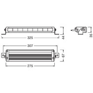 Osram LED Lightbar Spot VX250-SP 28cm