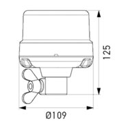Hella LED Flitslamp 12/24V Oranje ADR | 2XD 066 146-011