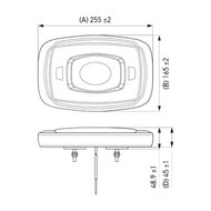 Hella Micro LED Zwaaibalk Oranje 25cm | 2RL 014 566-201