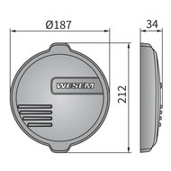 Wesem Beschermkap Voor HO2 en HOS2 Lampen