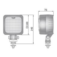 LED Werklamp Breedstraler 1500 Lumen + Kabel