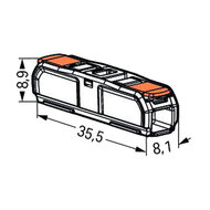 Wago 221-2411 Connection Clamp 2-way 60 Pieces