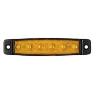 LED Zijmarkering oranje kort 24V