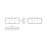 Fristom FT-500 LED Taillight Right 6-Functions 12-36V
