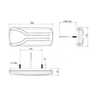 Horpol LED Achterlicht Links Carmen LZD 2400