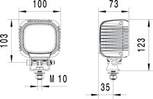 Hella S3000 LED Work Light 3000LM 12-48V Spot | 1GA 357 109-012