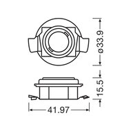 Osram H7 Ledriving Adapter Set 64210DA01-1