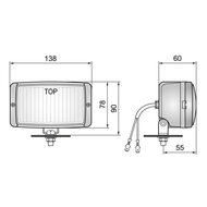 HM1 Halogen Driving Light Yellow